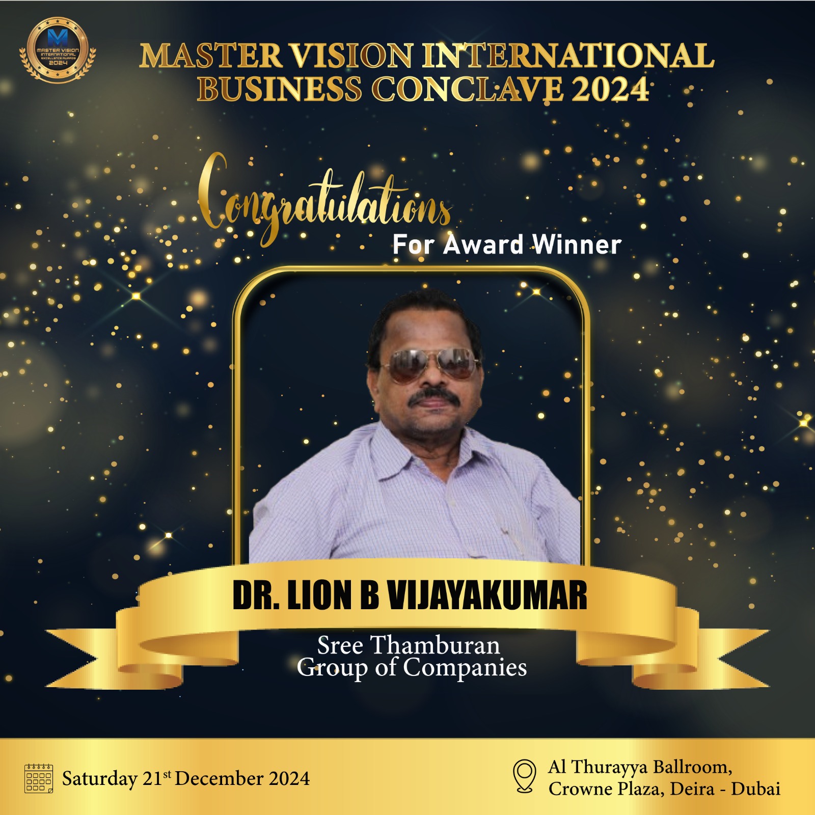 Master Vision International Award